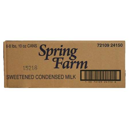 SPRING FARM Spring Farm Sweetener Sweetened Condensed Milk 97 fl. oz. Can, PK6 81201-596815